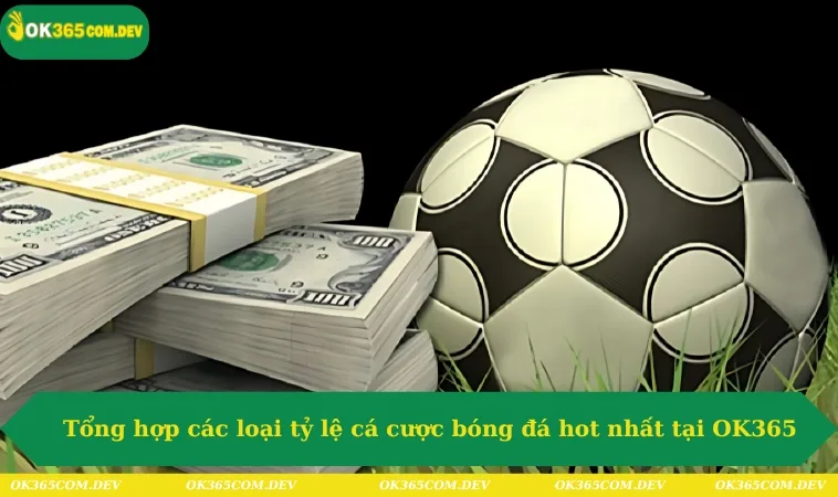 Tổng hợp các loại tỷ lệ cá cược bóng đá hot nhất tại OK365